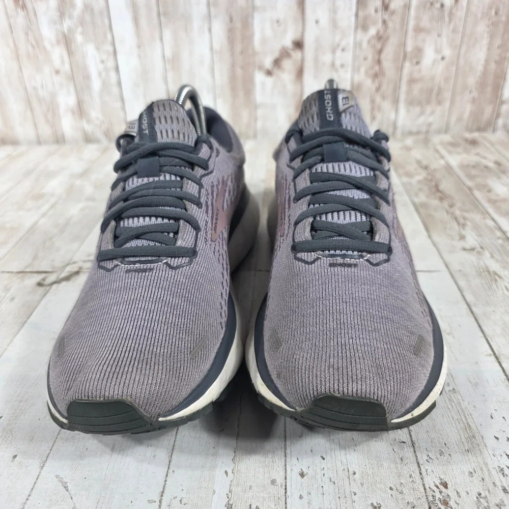 Brooks Ghost 13 Womens Running Shoes Purple Grey 1203381B550 Size 9 B Medium